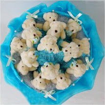 15 adet ay�c�ktan ay� buketi