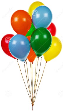 12 adet kar���k renkli u�an balon sipari�i