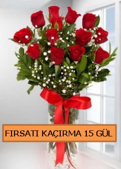  15 �thal k�rm�z� g�l b�y�k ba�l� orjinal  Ankara Ufuktepe Mahallesi yurti�i �i�ek sipari�i 