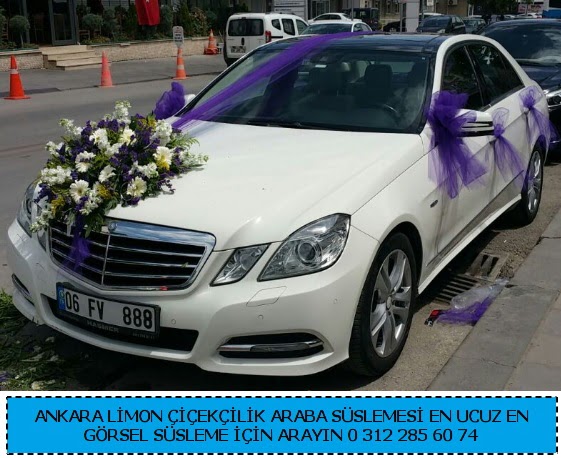 Ankara gelin arabas� s�slemesi  Ankara Sanatoryum �i�ek ma�azas� 