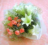  Ankara Emrah Mahallesi �i�ek g�nderme  lilyum ve 7 adet g�l buket
