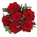 6 adet kirmizi g�l buketi  Ankara Ayval� Mahallesi �i�ek g�nderme sitemiz g�venlidir 