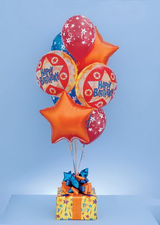  Ankara Sanatoryum �i�ek ma�azas�  19 adet u�an balon ve k���k kutuda �ikolata
