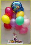  Ankara Kalaba �i�ek�i  25 adet u�an balon ve 1 kutu �ikolata hediye