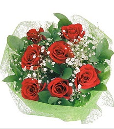 7 adet k�rm�z� g�lden buket tanzim  Ankara Ayval� Mahallesi �i�ek g�nderme sitemiz g�venlidir 