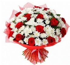 11 adet k�rm�z� g�l ve 1 demet krizantem  Ankara 23 Nisan Mahallesi �i�ek�i ma�azas� 