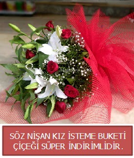 S�z ni�an k�z isteme buketi  Ankara �i�ekli Mahallesi Oran 14 �ubat sevgililer g�n�