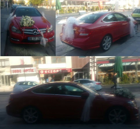 Gelin arabas� s�slemesi D���n araba s�s  Ankara �i�ekli Mahallesi Oran 14 �ubat sevgililer g�n�