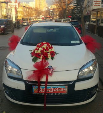 Araba s�slemesi gelin arabas�  Ankara Etlik Mahallesi �i�ek servisi 