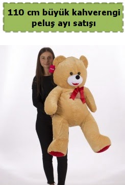 110 cm b�y�k kahverengi pelu� ay� kocaman  Ankara Etlik Mahallesi �i�ek servisi 
