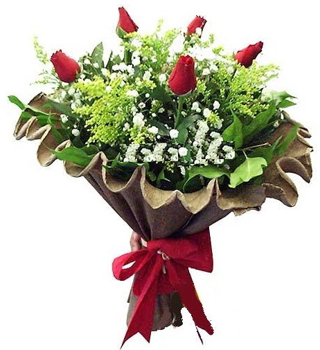 5 adet g�lden buket  Ankara Sanatoryum �i�ek ma�azas� 